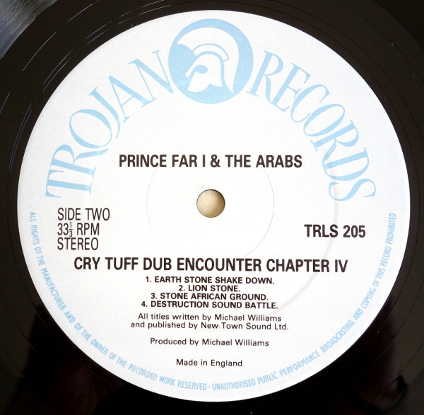 Prince Far I & The Arabs - Cry Tuff Dub Encounter Chapter IV | Trojan Records (TRLS 205) - 4