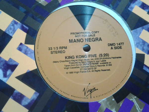 Mano Negra - King Kong Five | Virgin (DMD 1477) - 3