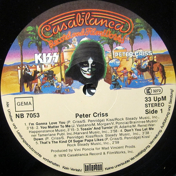 Kiss , Peter Criss - Peter Criss | Casablanca (NB 7053) - 4