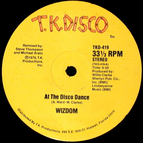 Wizzdom - At The Disco Dance | T.K. Disco (TKD-419) - main