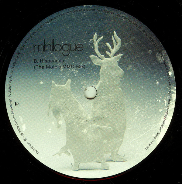 Minilogue - Jamaica (Dubfire Remix) / Hispaniola (The Mole's Mix) | Cocoon Recordings (COR12"051) - 2