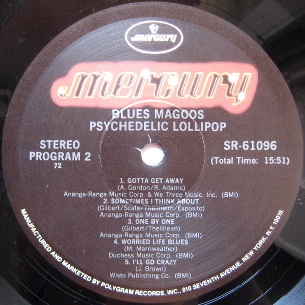 Blues Magoos - Psychedelic Lollipop | Mercury (SR-61096) - 4