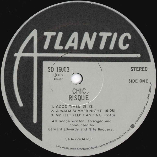 Chic - Risqué | Atlantic (SD 16003) - 3 Chic - Risqué | Atlantic (SD 16003) - 3