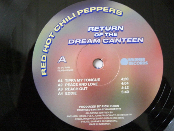 Red Hot Chili Peppers - Return Of The Dream Canteen | Warner Records (0093624875635) - 2 Red Hot Chili Peppers - Return Of The Dream Canteen | Warner Records (0093624875635) - 2