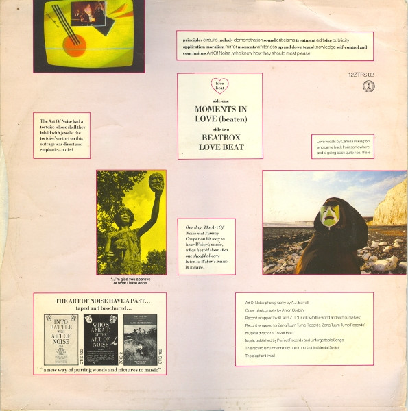 The Art Of Noise - Moments In Love | ZTT (12ZTPS 02) - main