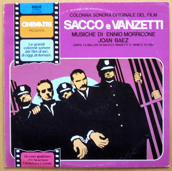Ennio Morricone - Sacco E Vanzetti (Colonna Sonora Originale Del Film) | RCA (NL 33206)