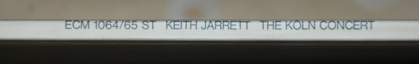 Keith Jarrett - The Köln Concert | ECM Records (ECM 1064/65 ST) - 3