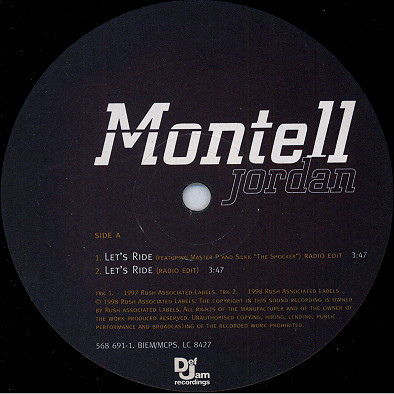 Montell Jordan Featuring Master P & Silkk The Shocker - Let's Ride | Def Jam Recordings (568 691-1) - 2 Montell Jordan Featuring Master P & Silkk The Shocker - Let's Ride | Def Jam Recordings (568 691-1) - 2