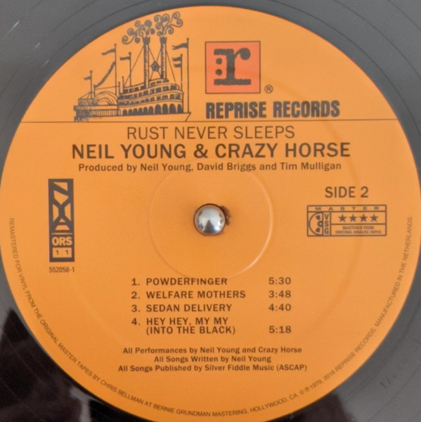 Neil Young & Crazy Horse - Rust Never Sleeps | Reprise Records (093624917571) - 3