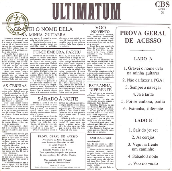 Ultimatum - PGA (Prova Geral De Acesso) | CBS (467819 1) - main
