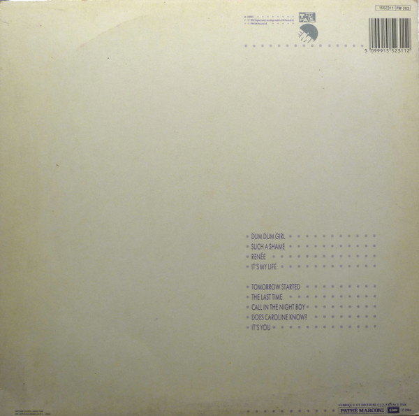 Talk Talk - It's My Life | EMI (1552311) - 2 Talk Talk - It's My Life | EMI (1552311) - 2