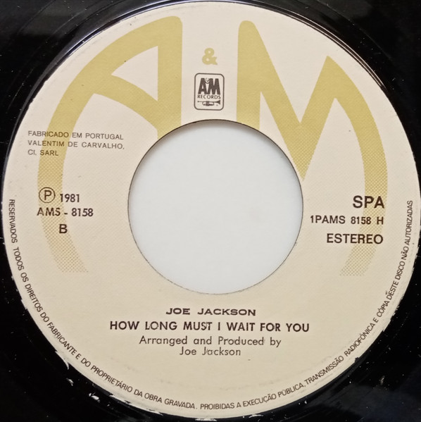 Joe Jackson's Jumpin' Jive - Jumpin' Jive | A&M Records (1PAMS 8158 H) - 4