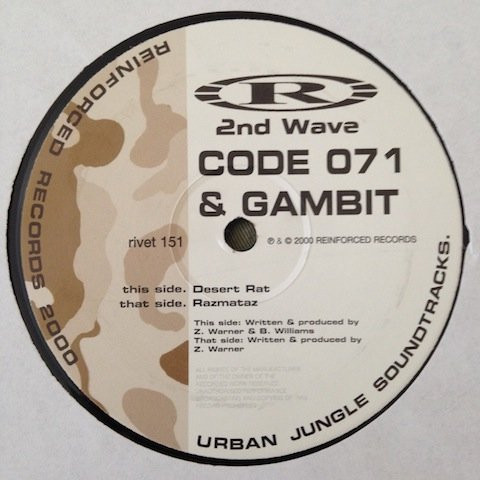 Code 071 & Gambit - Desert Rat / Razmataz | Reinforced Records (rivet 151)