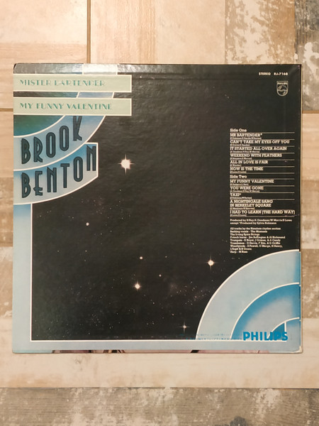 Brook Benton - Mister Bartender | Philips (RJ-7168) - 3 Brook Benton - Mister Bartender | Philips (RJ-7168) - 3