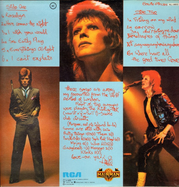 David Bowie - Pinups | RCA (NL-14653) - 2