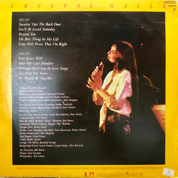 Crystal Gayle - We Should Be Together | United Artists Records (8E 074 82708) - 4
