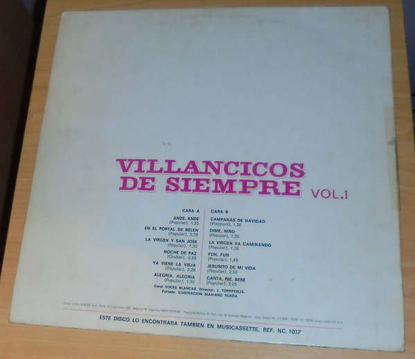 Coral Voces Blancas - Villancicos De Siempre Vol. 1 | Nevada (ND•1017) - 2