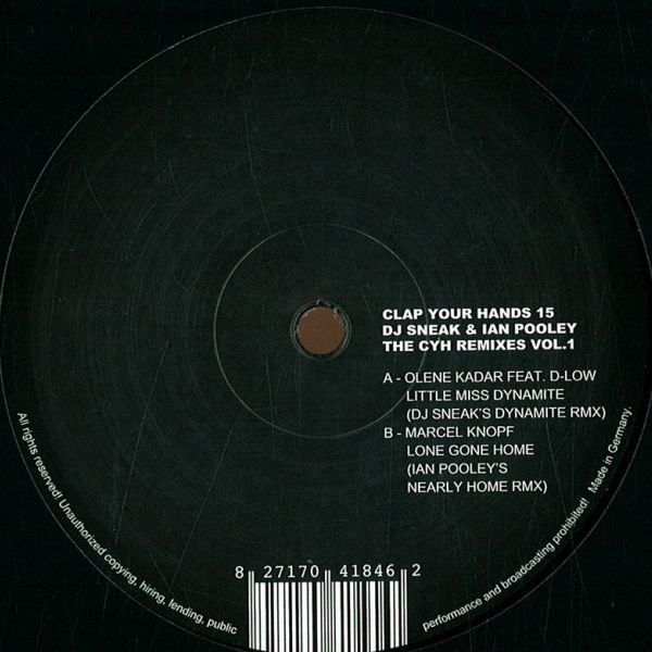 Olene Kadar / Marcel Knopf - The CYH Remixes Vol.1 | Clap Your Hands (CYH15) - main