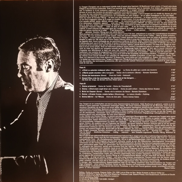 Dumitru Fărcaș Et Marcel Cellier - Taragot Et Orgue - Les Plus Belles Mélodies Roumaines Improvisées | Disques Cellier (INT 147.600) - 3 Dumitru Fărcaș Et Marcel Cellier - Taragot Et Orgue - Les Plus Belles Mélodies Roumaines Improvisées | Disques Cellier (INT 147.600) - 3