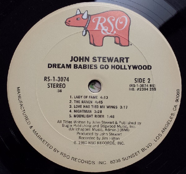 John Stewart - Dream Babies Go Hollywood | RSO (RS-1-3074) - 4
