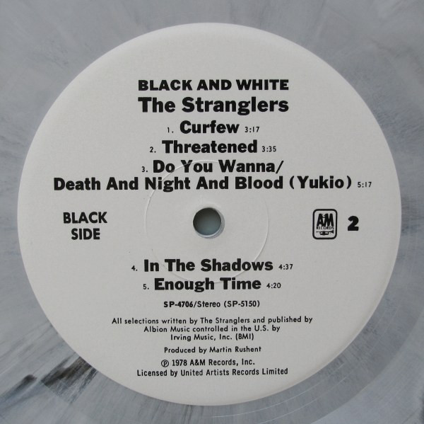 The Stranglers - Black And White | A&M Records (SP-4706) - 4 The Stranglers - Black And White | A&M Records (SP-4706) - 4