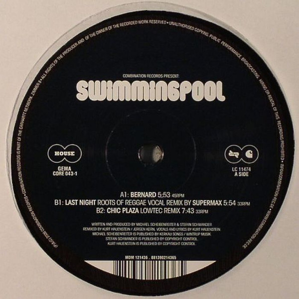 Swimmingpool - Surrounded By Disco | Combination Records (CORE 043-1) - main Swimmingpool - Surrounded By Disco | Combination Records (CORE 043-1) - main