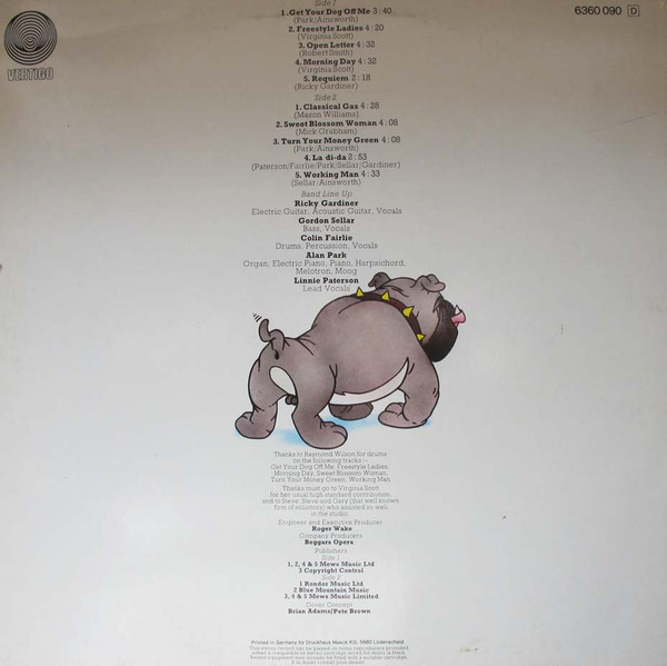 Beggars Opera - Get Your Dog Off Me | Vertigo (6360 090) - main