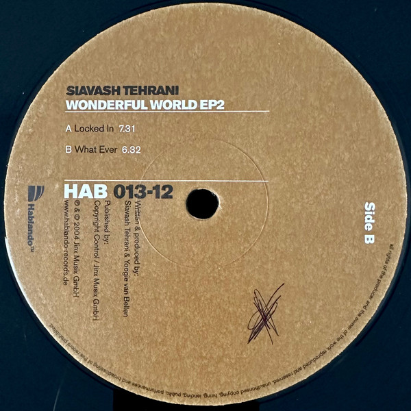 Siavash Tehrani - Wonderful World EP #2 | Hablando (HAB 013-12) - main Siavash Tehrani - Wonderful World EP #2 | Hablando (HAB 013-12) - main