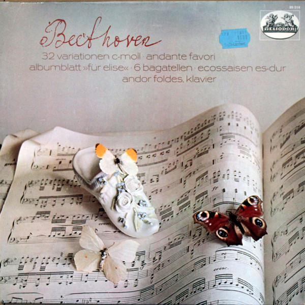 Ludwig van Beethoven - Andor Foldes - 32 Variationen C-moll • Andante Favori F-dur • Albumblat "Für Elise" A-moll • Sechs Bagatellen • Ecossaisen Es-dur | Heliodor (89 514)