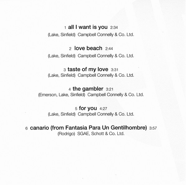 Emerson, Lake & Palmer - Love Beach | Essential! Records (ESM CD 363) - 2