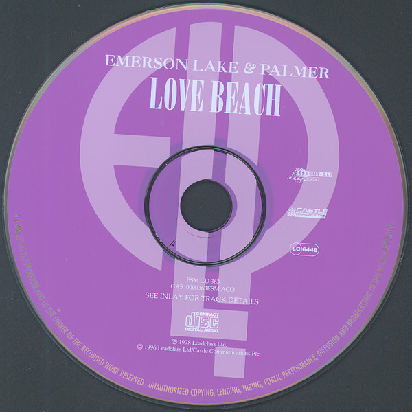Emerson, Lake & Palmer - Love Beach | Essential! Records (ESM CD 363) - 4