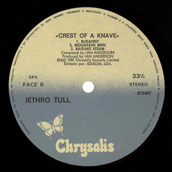 Jethro Tull - Crest Of A Knave | Chrysalis (615457) - 4