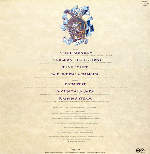 Jethro Tull - Crest Of A Knave | Chrysalis (615457) - 2