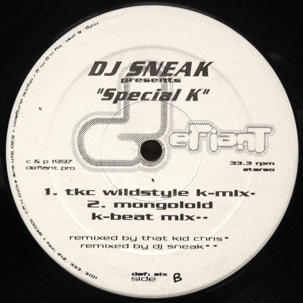 DJ Sneak - Special K | Defiant (def: 971) - 2