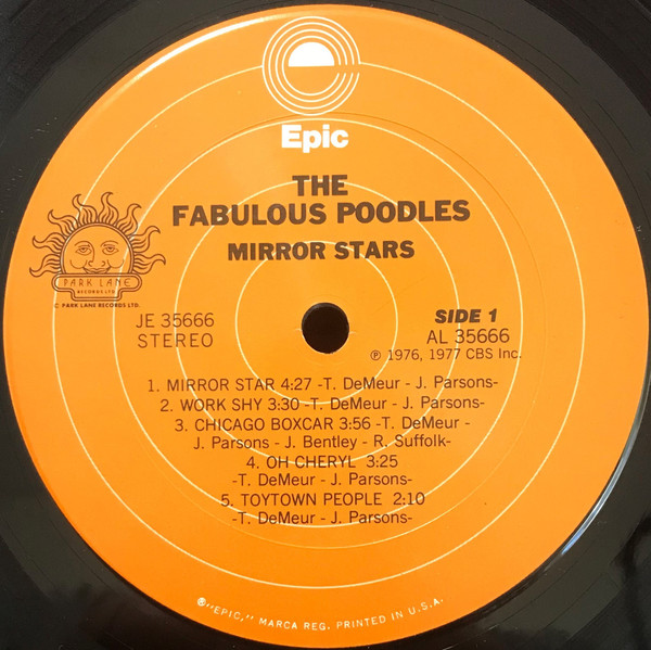 Fabulous Poodles - Mirror Stars | Epic (JE 35666) - 3 Fabulous Poodles - Mirror Stars | Epic (JE 35666) - 3