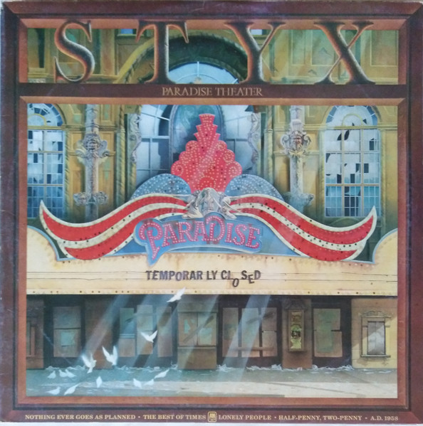 Styx - Paradise Theatre | A&M Records (AMLK 63719) - 4 Styx - Paradise Theatre | A&M Records (AMLK 63719) - 4