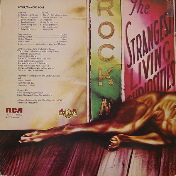 David Bowie - Diamond Dogs | RCA Victor (CPL1 0576)