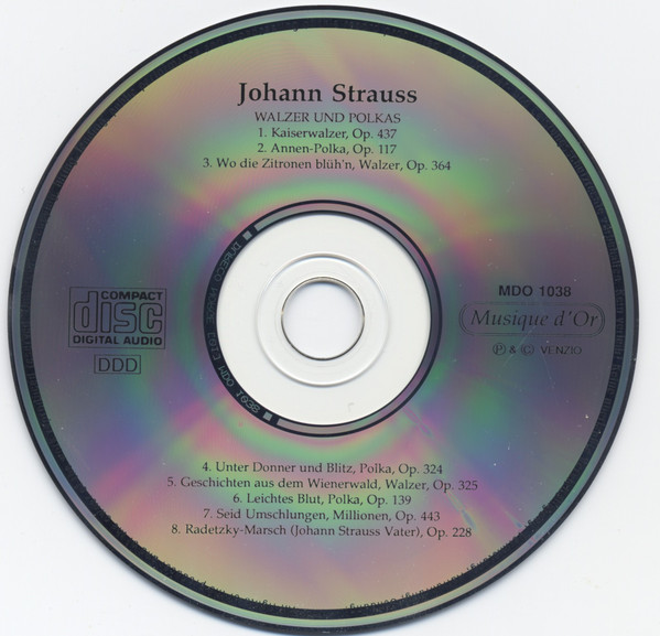 Johann Strauss Jr. - Walzer Und Polkas | Musique d'Or (MDO 1038) - 3