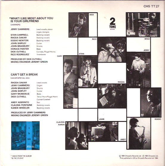 The Special AKA - What I Like Most About You Is Your Girlfriend! | Two-Tone Records (CHS TT 27) - 2 The Special AKA - What I Like Most About You Is Your Girlfriend! | Two-Tone Records (CHS TT 27) - 2