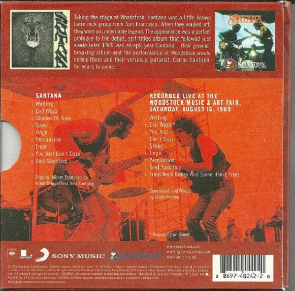 Santana - The Woodstock Experience | Columbia (88697 48242 2) - 3 Santana - The Woodstock Experience | Columbia (88697 48242 2) - 3