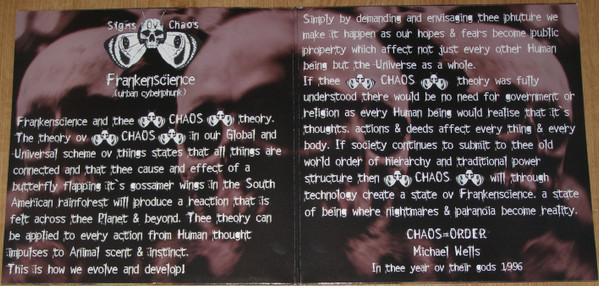Signs Of Chaos - Frankenscience (Urban Cyberphunk) | Earache (mosh 162) - 3