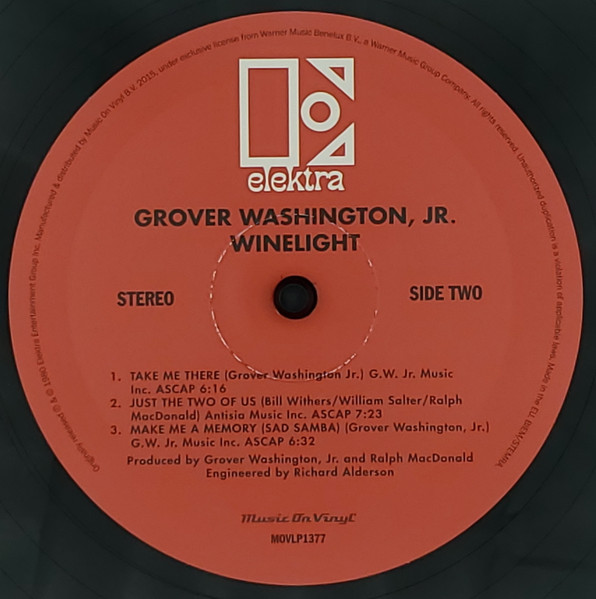 Grover Washington, Jr. - Winelight | Music On Vinyl (MOVLP1377) - 4 Grover Washington, Jr. - Winelight | Music On Vinyl (MOVLP1377) - 4