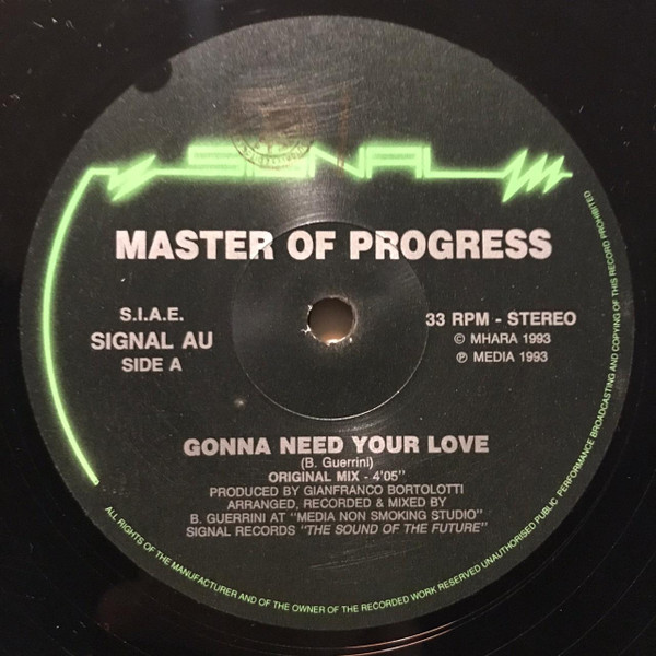 Master Of Progress - Gonna Need Your Love | Signal (SIGNAL AU) - main