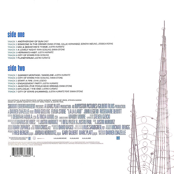 Various - La La Land (Original Motion Picture Soundtrack) | Interscope Records (00602557388046) - 2 Various - La La Land (Original Motion Picture Soundtrack) | Interscope Records (00602557388046) - 2