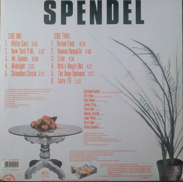 Christoph Spendel - Spendel | L+R Records (LP LR 45014) - 2
