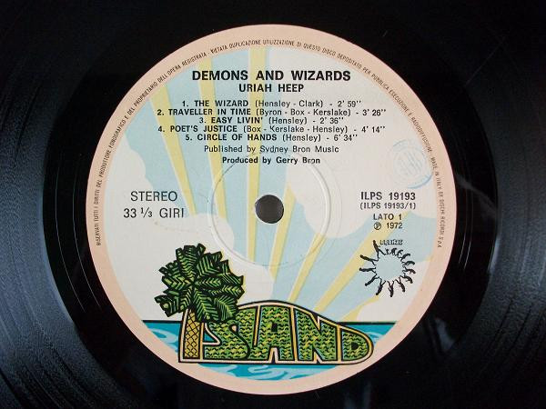 Uriah Heep - Demons And Wizards | Bronze (ILPS 19193) - 4