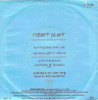 Robert Plant - Burning Down One Side | Swan Song (SS 19 429) - 2
