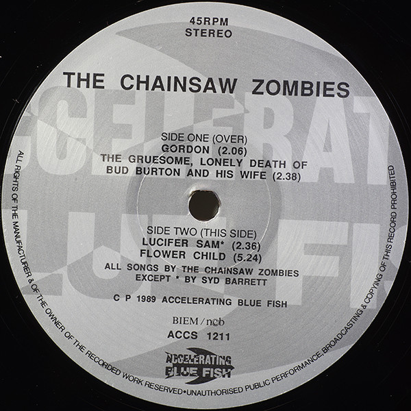 The Chainsaw Zombies - The Chainsaw Zombies | Accelerating Blue Fish (ACCS 1211) - 4 The Chainsaw Zombies - The Chainsaw Zombies | Accelerating Blue Fish (ACCS 1211) - 4