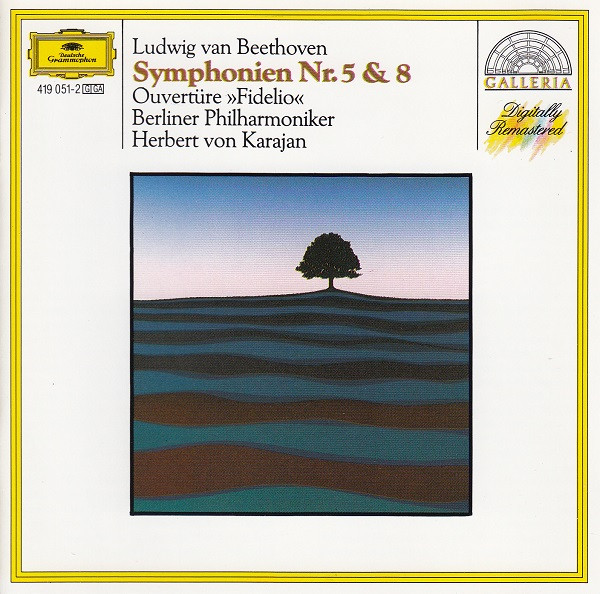 Ludwig van Beethoven / Herbert von Karajan / Berliner Philharmoniker - Symphonies Nos. 5 & 8 / Ouvertüre "Fidelio" | Deutsche Grammophon (419 051-2)