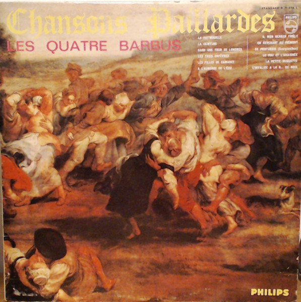 Les Quatre Barbus - Chanson Paillardes | Philips (B 77.944 L) - main